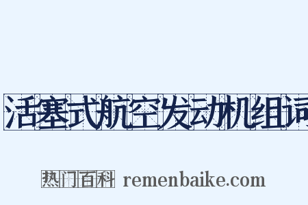 活塞式航空发动机组词是什么意思的图片